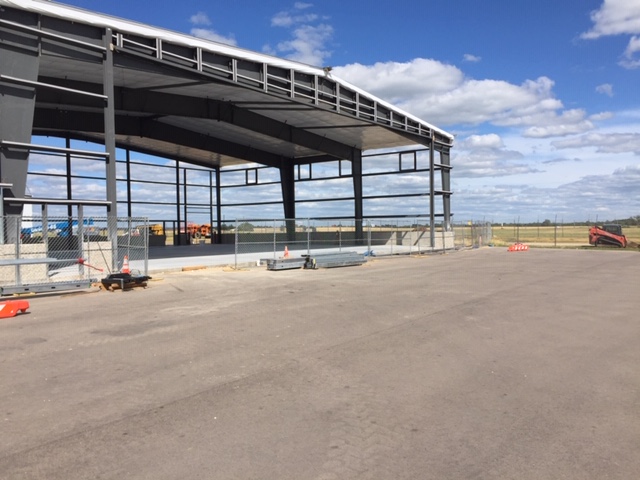 hangar construction