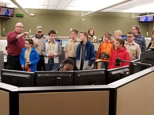 Local Boy Scouts Tour with Supervisor Ninmer